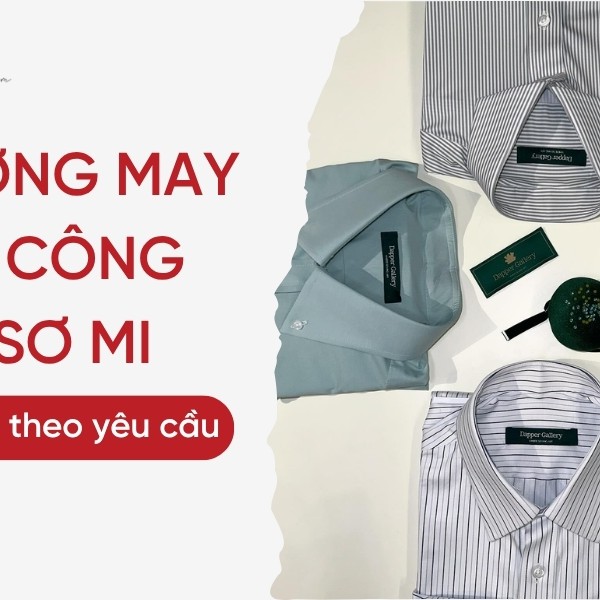 Xưởng may gia công áo sơ mi nam, nữ Giá rẻ - Thiết kế theo yêu cầu tại TPHCM