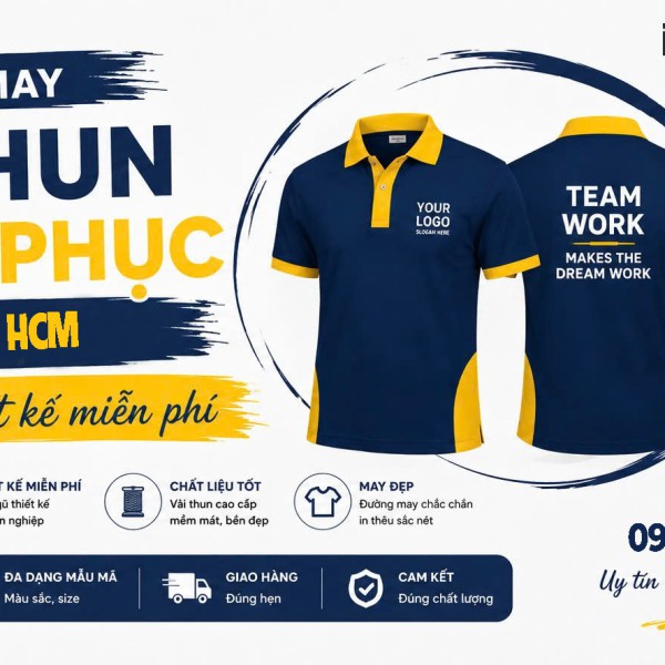 Xưởng may áo thun đồng phục quận 1 Cao cấp - Giá rẻ