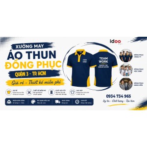 May áo thun đồng phục quận 3 Giá xưởng - Sản xuất nhanh