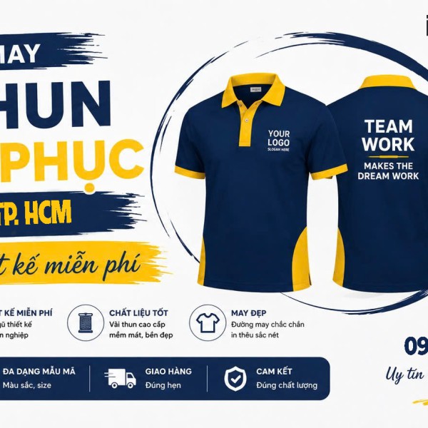 Đặt may áo thun đồng phục tại Cần Giờ Uy tín - Giá gốc tại xưởng