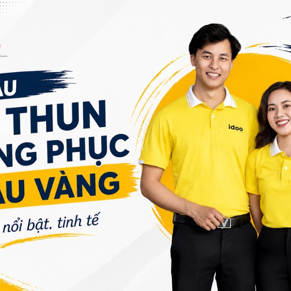 Tổng hợp các mẫu áo thun đồng phục màu vàng đẹp, nổi bật