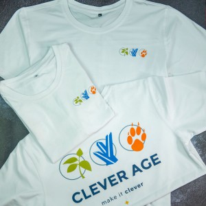 Mẫu áo thun công ty Clever Age