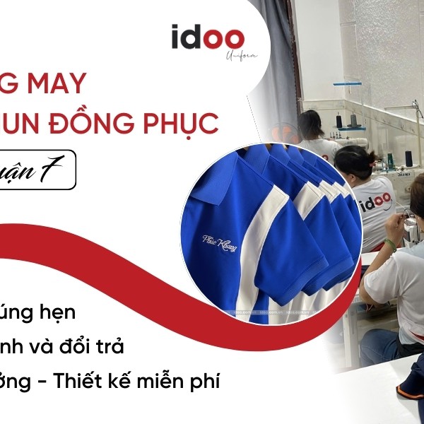 Xưởng may áo thun đồng phục quận 7 Giá rẻ - Thiết kế miễn phí