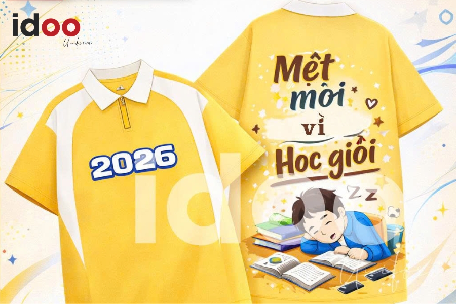 Mẫu áo thun vàng cam