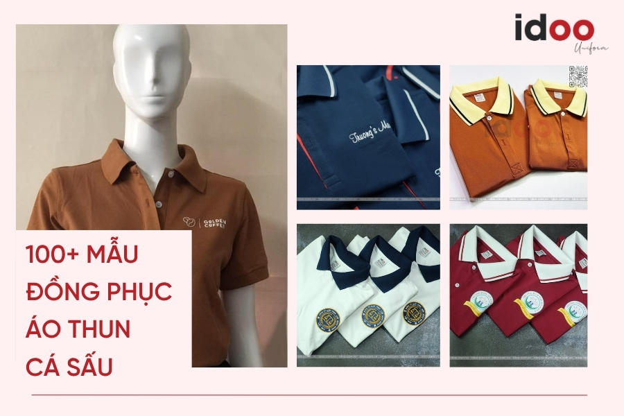 100+ mẫu đồng phục áo thun cá sấu cao cấp, đẹp, giá rẻ