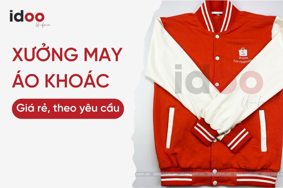 Xưởng may áo khoác Giá rẻ tại TPHCM - In logo theo yêu cầu