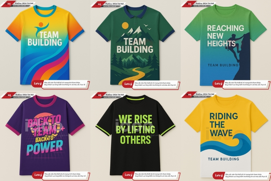 Mẫu áo thun đồng phục đẹp do IDOO thiết kế và sản xuất