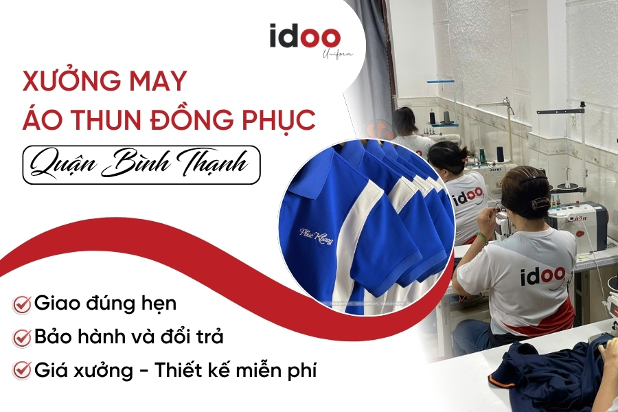Xưởng may áo thun đồng phục quận Bình Thạnh Giá rẻ - Chất lượng