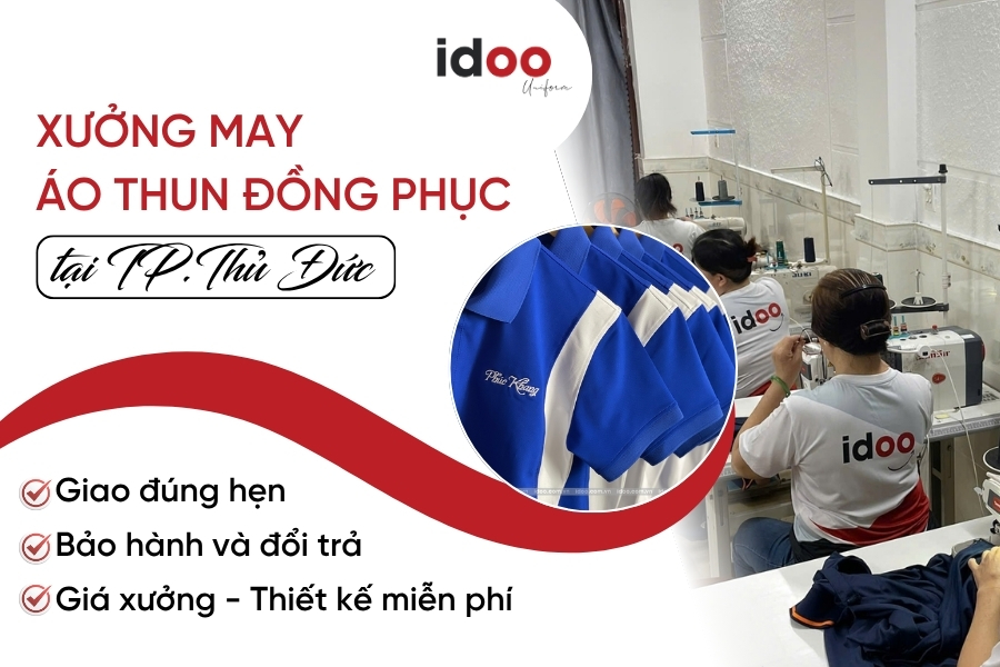 May áo thun đồng phục tại Thủ Đức Giá tận xưởng - Thiết kế miễn phí