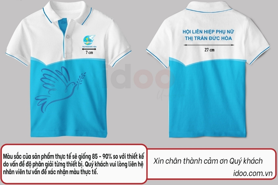 Dịch vụ may áo thun đồng phục cao cấp ở Củ Chi do IDOO cung cấp có bảo hành không?