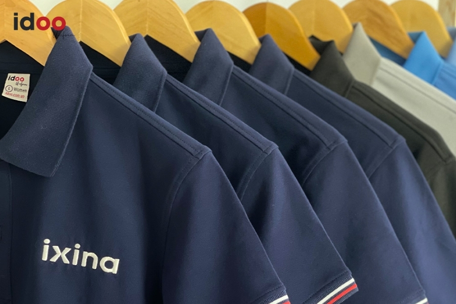 Mẫu áo thund đồng phục cao cấp do IDOO thiết kế và sản xuất