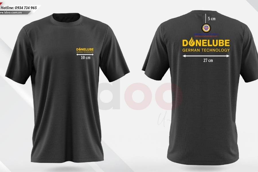 Mẫu áo thun đồng phục cổ tròn