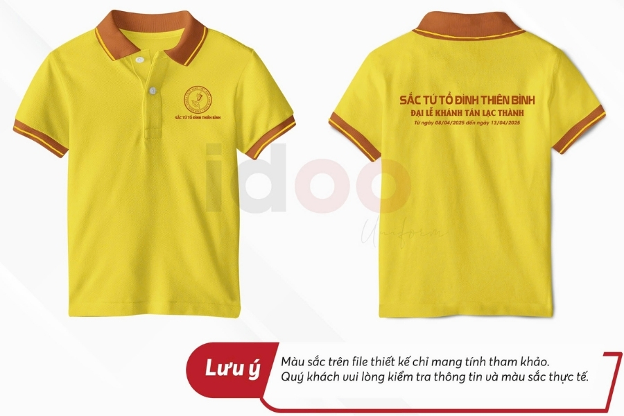 IDOO có nhận may áo thun đồng phục với số lượng ít