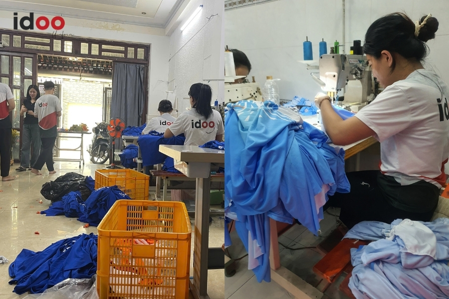 Quy trình đặt may áo thun đồng phục cao cấp tại quận 10