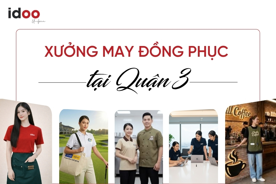 May đồng phục quận 3 Uy tín - Giá rẻ - Thiết kế miễn phí