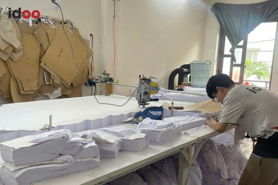Quy trình đặt may đồng phục quận Tân Phú tại IDOO