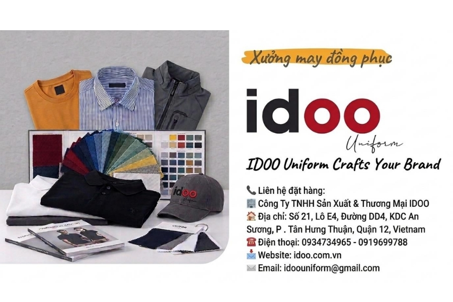 Tại sao nên chọn may đồng phục quận 12 tại IDOO?