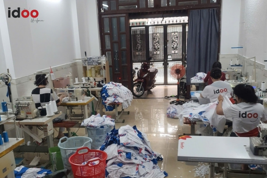 Quy trình đặt may đồng phục quận 9 tại IDOO