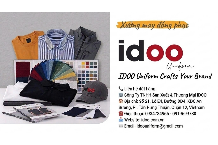 Tại sao nên chọn IDOO - xưởng may đồng phục tại Hóc Môn uy tín?
