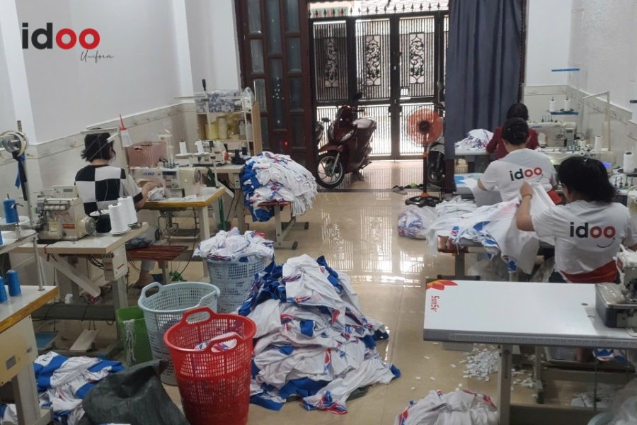Quy trình đặt may đồng phục thể thao tại IDOO Uniform