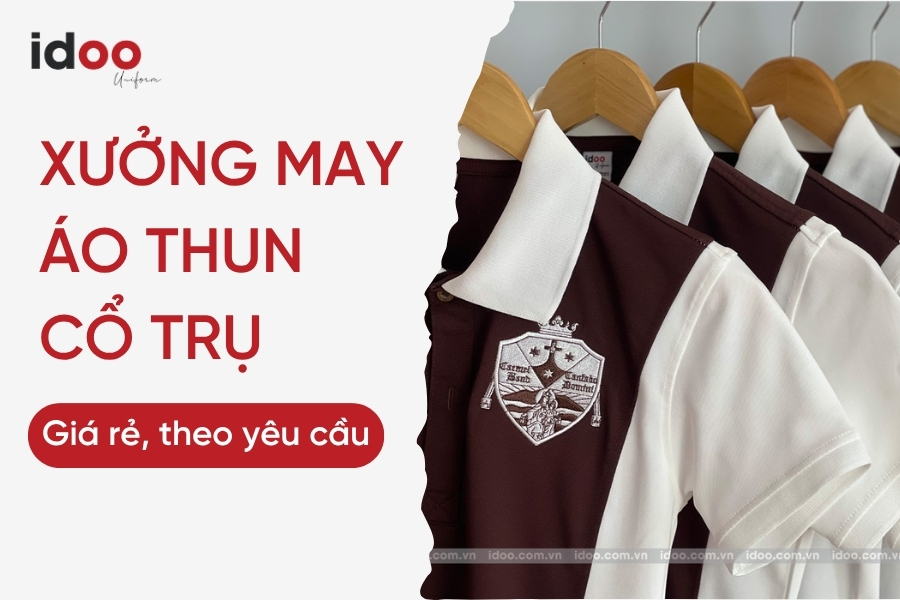 Xưởng may áo thun cổ trụ Giá rẻ tại TPHCM - Thiết kế theo yêu cầu